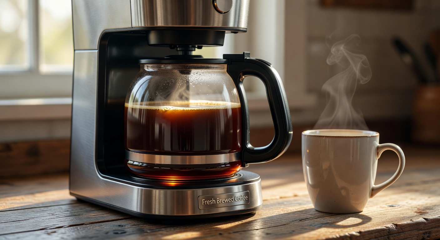 Morning coffee routine