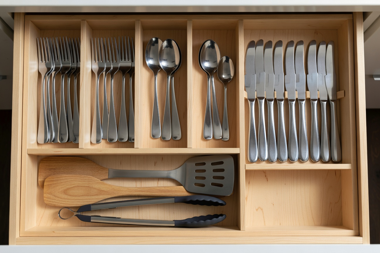Organized utensils